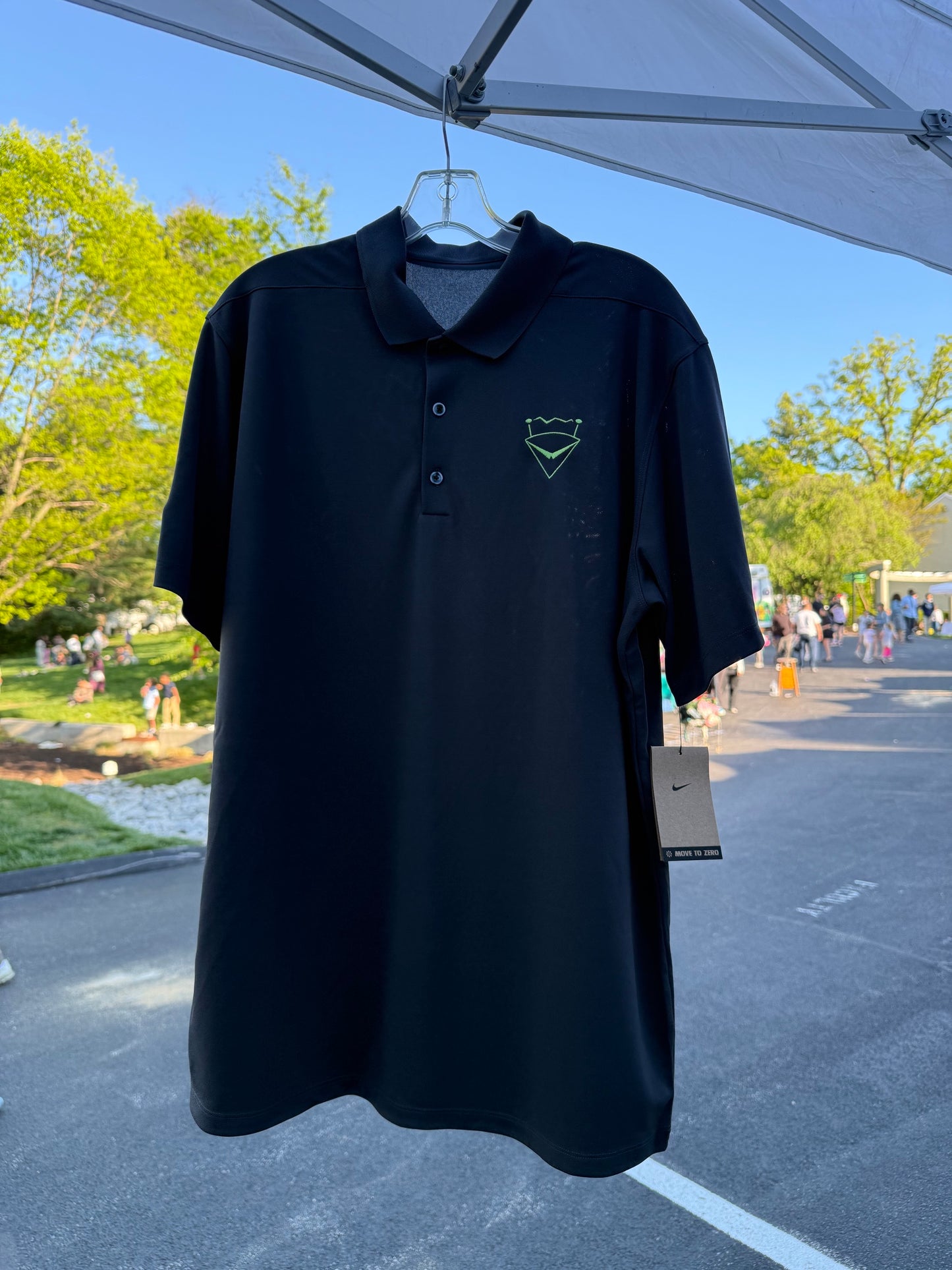 Short Sleeve Dark Grey Polo
